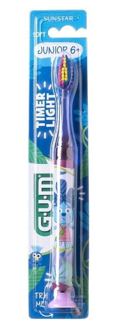 GUM LIGHT-UP Junior 6+ świecąca szczoteczka SOFT