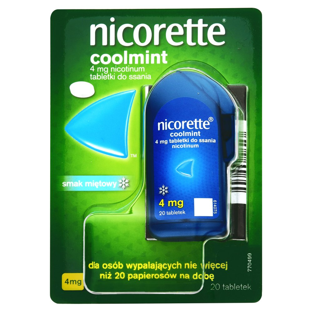 Nicorette Coolmint - 4mg - 20tabl.dossania