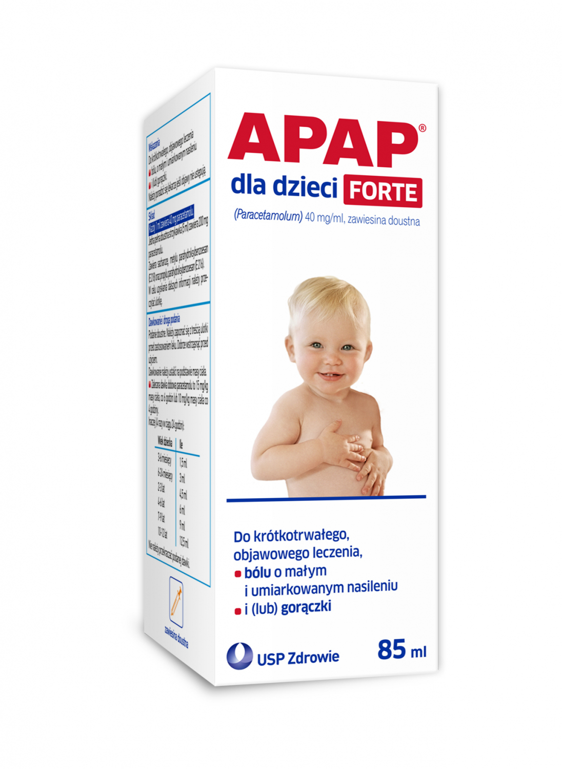 Apap dla dzieci Forte 40mg/ml x 85ml