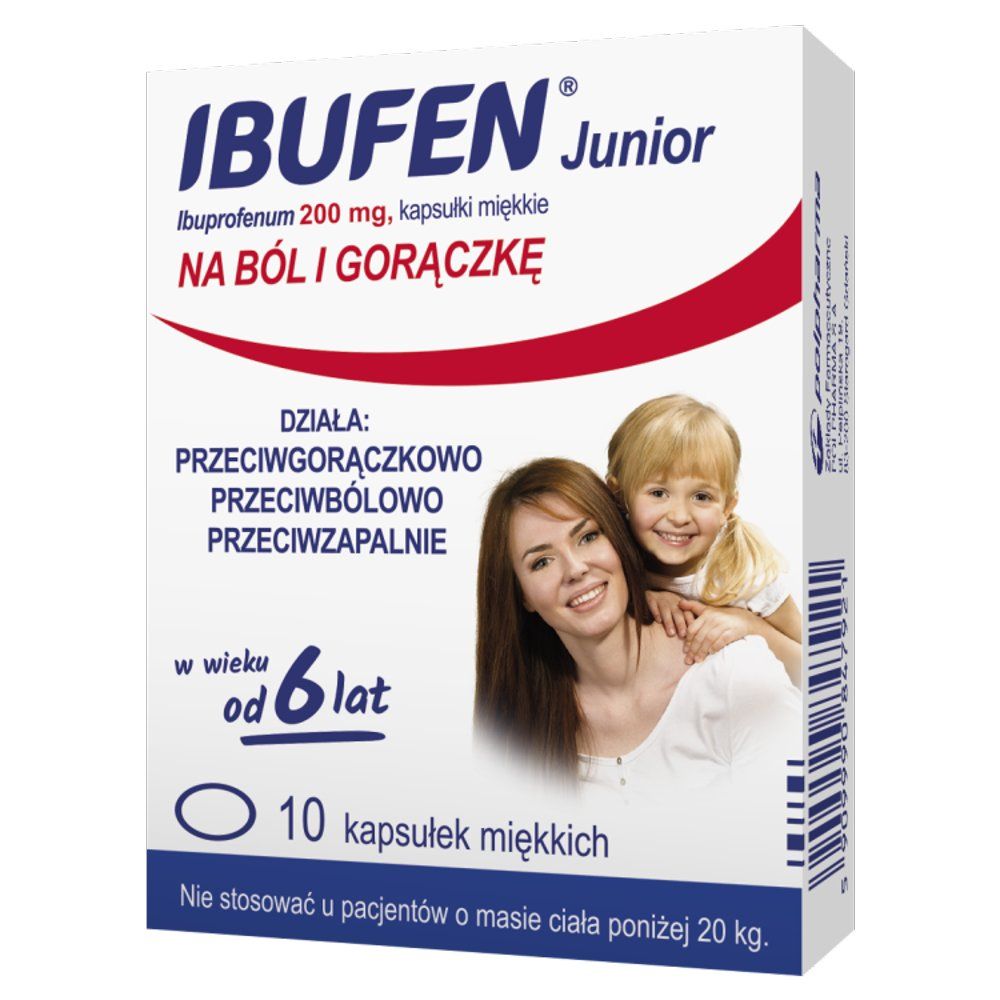 Ibufen Junior 200mg x 10 kaps.