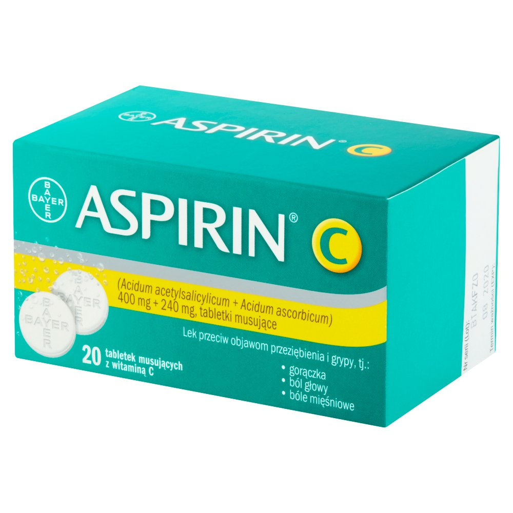 Aspirin C  20tabletek musujących