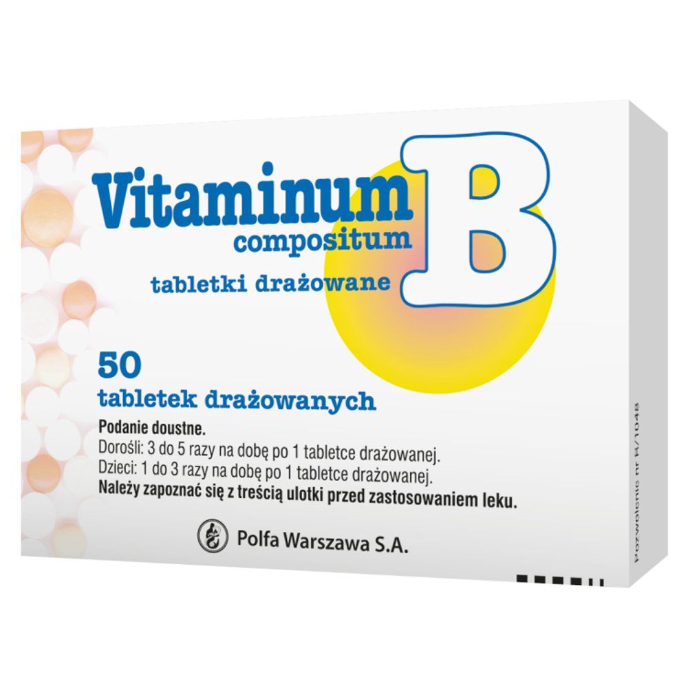 Vitaminum B compositum Polfa Warsz 50 tabl
