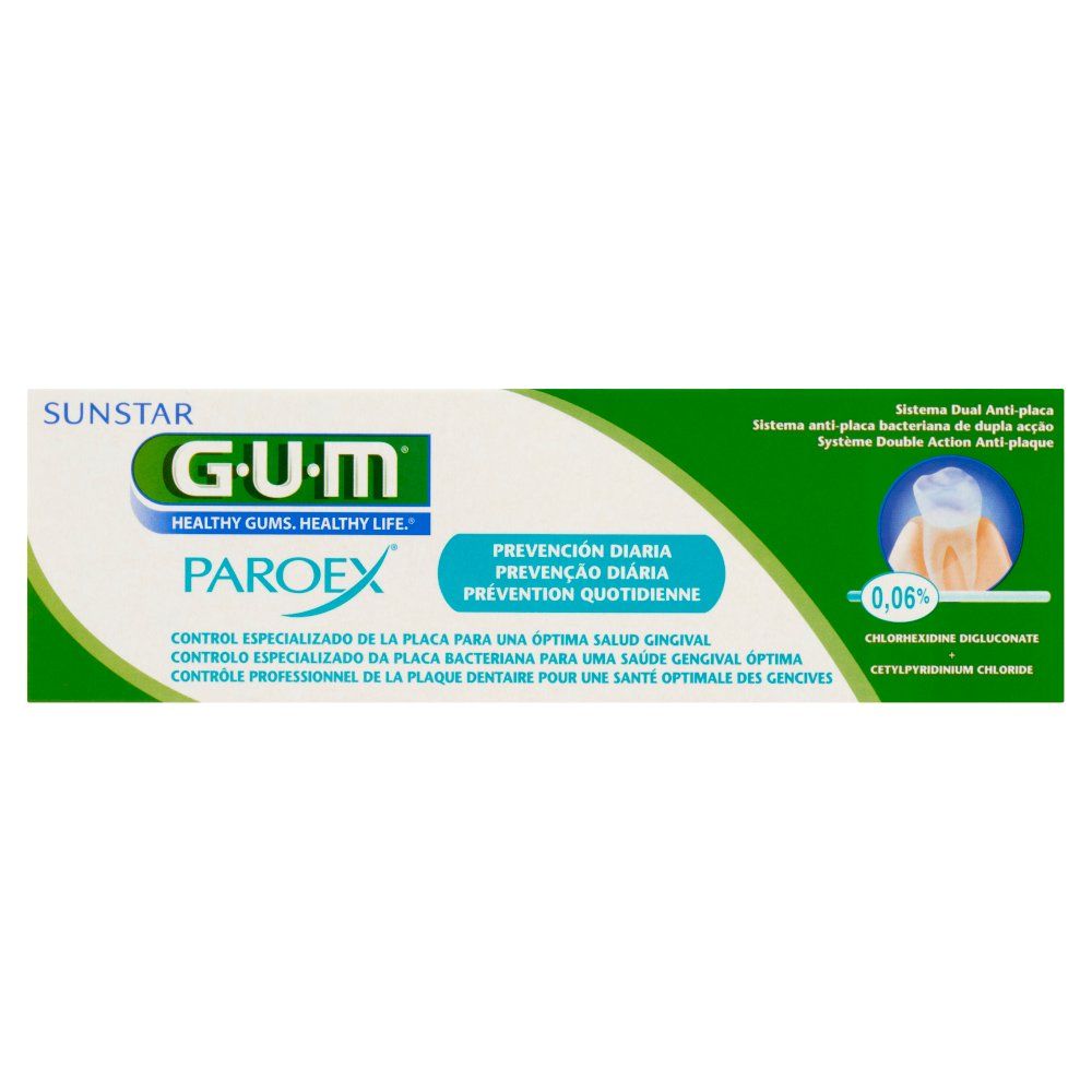 GUM Pasta Paroex do zębów 0,06% CHX na wrażliwe dziąsła 75ml