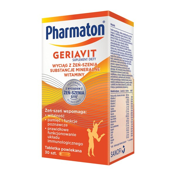 Pharmaton Geriavit 30 tabl.