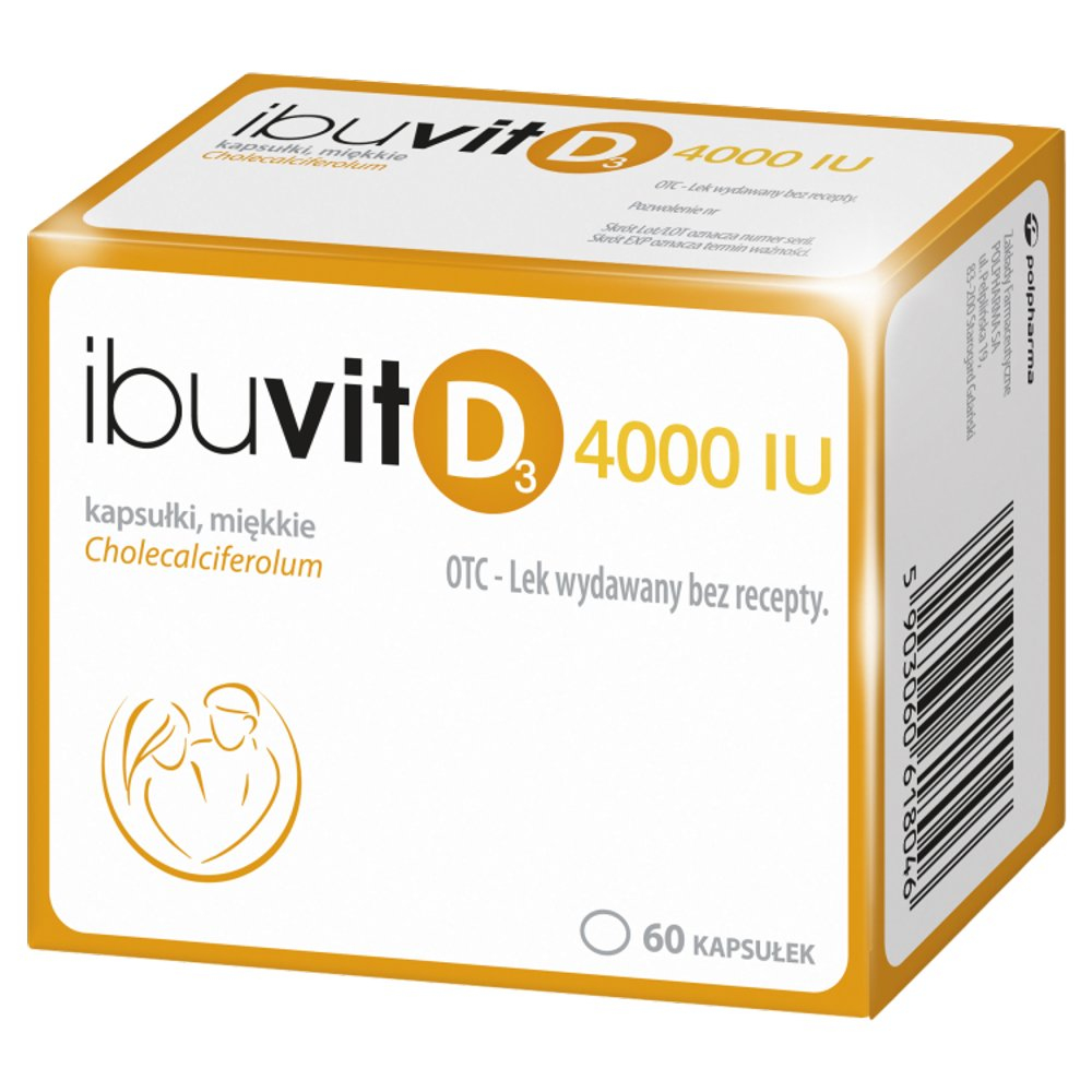 Ibuvit D3 4000 IU kaps.miękkie 4000I.U. 60