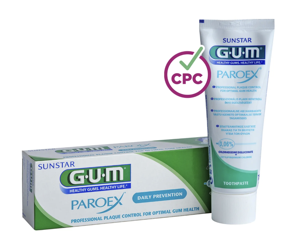 GUM Pasta Paroex do zębów 0,06% CHX na wrażliwe dziąsła 75ml