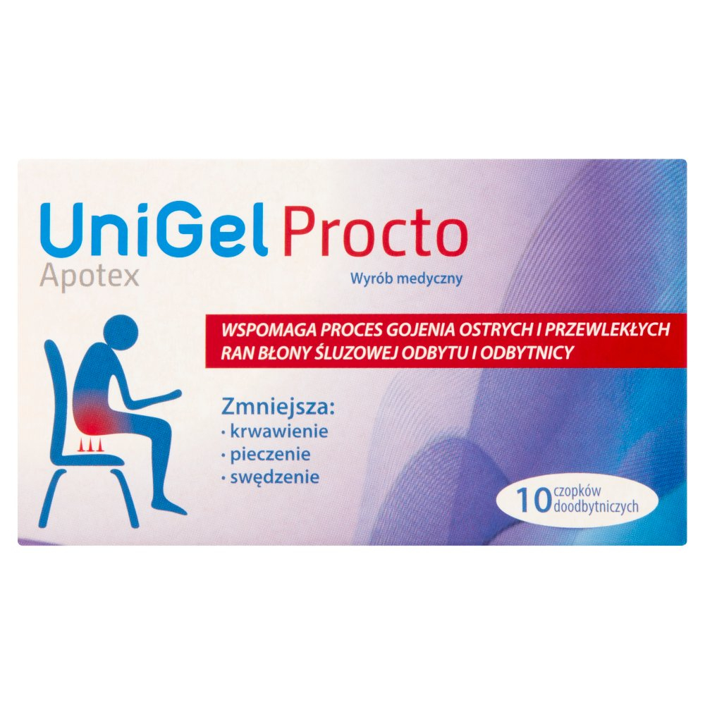 UniGel Apotex Procto czop.doodbyt. 10czop.