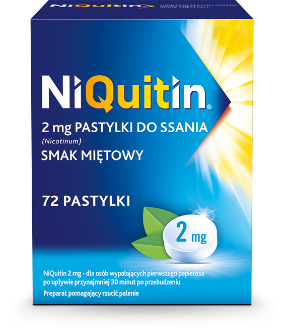 Niquitin pastyl.do ssania 2 mg 72 szt.