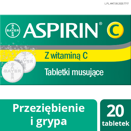 Aspirin C  20tabletek musujących
