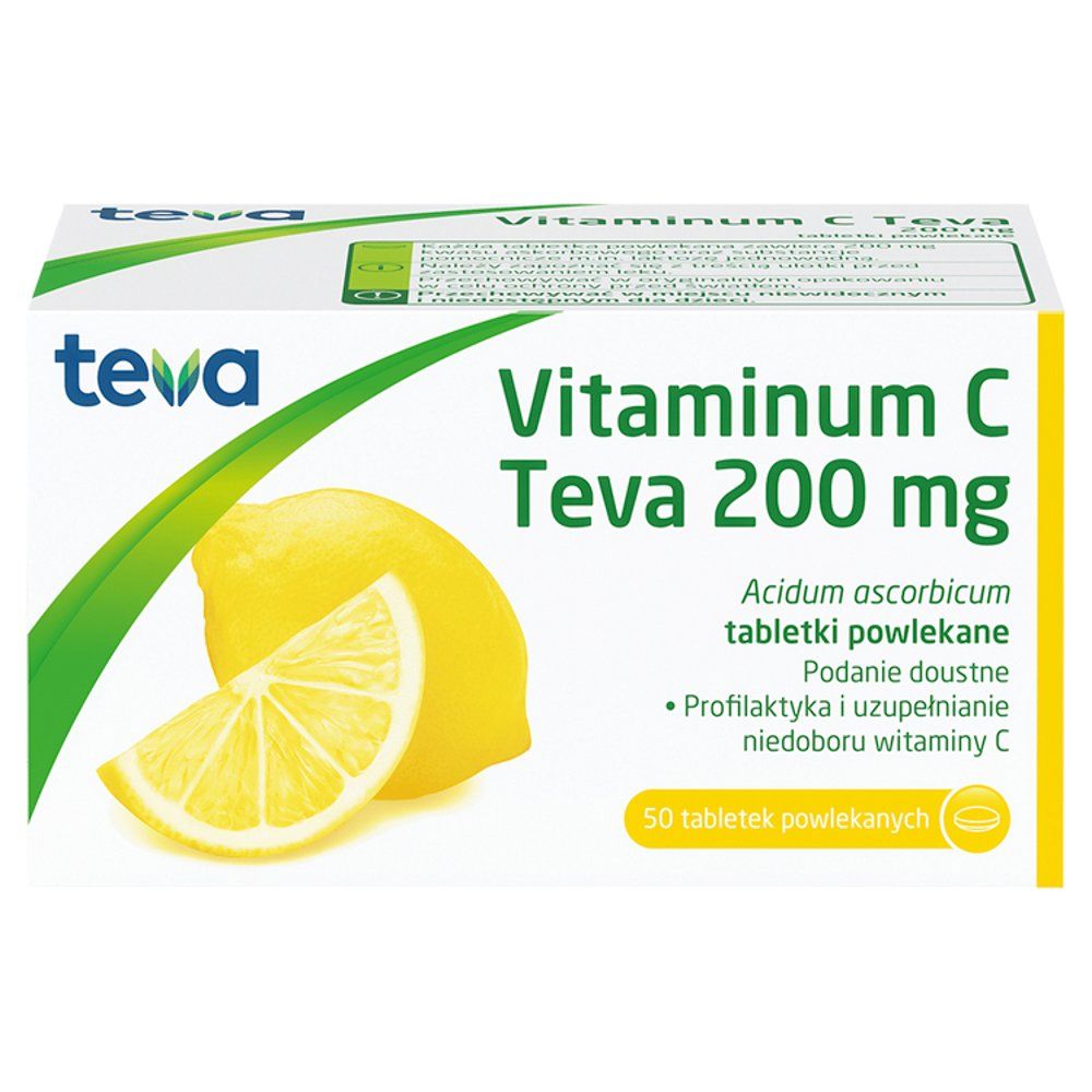 Vitaminum C Teva 200 x 50tabl