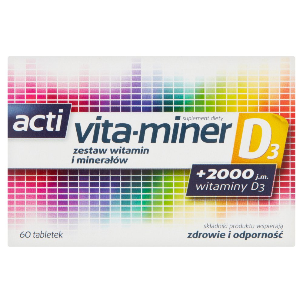 Acti Vita-miner D3 x 60 tabl.