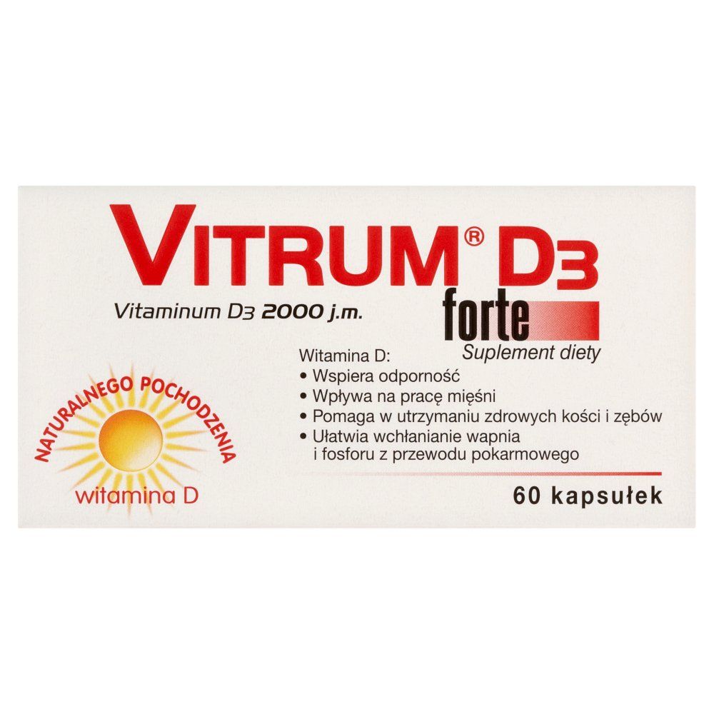 Vitrum D3 Forte - 60 kaps.
