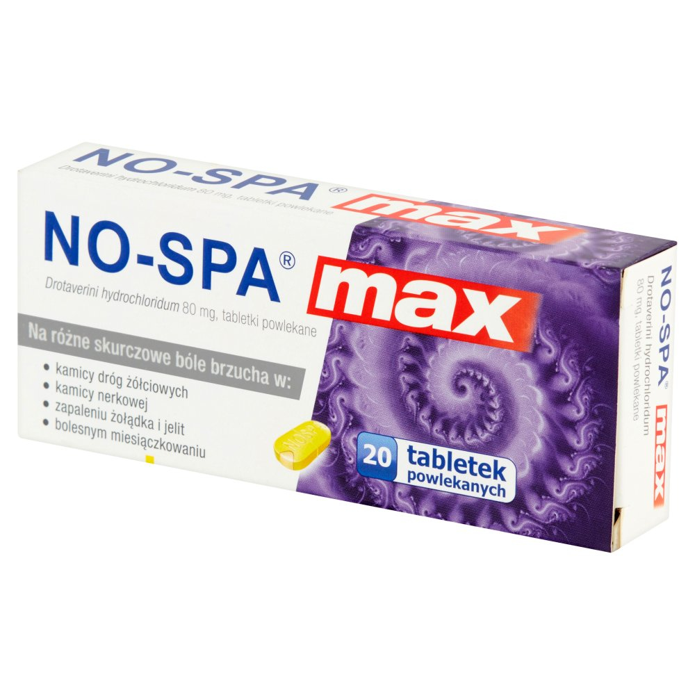 No-Spa MAX 80mg x 20 tabl.