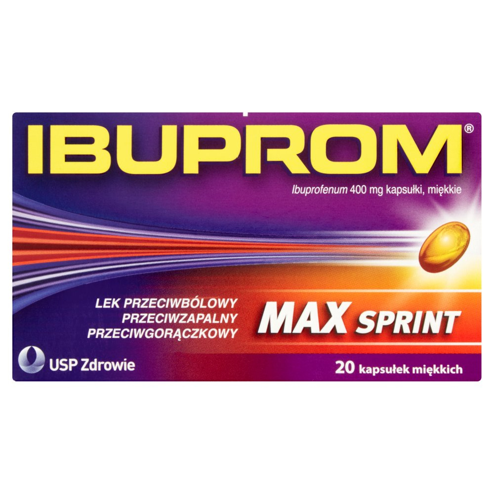 Ibuprom MAX Sprint 400mg x 20 kaps.