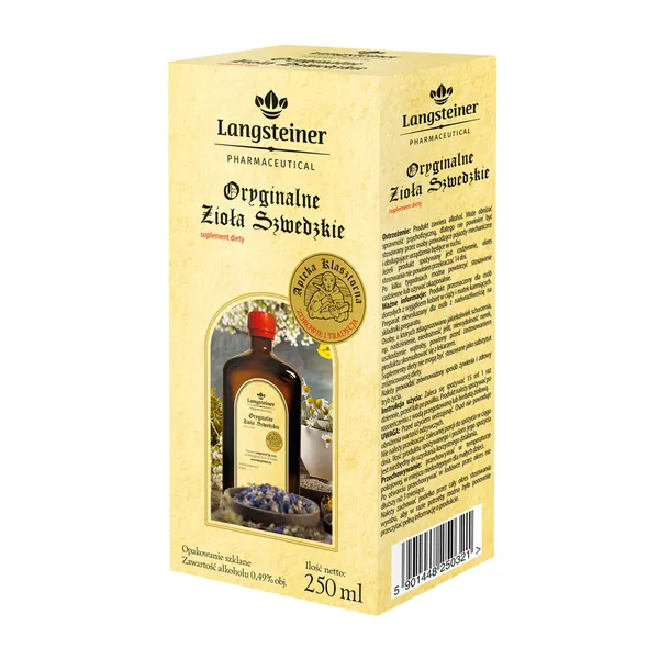 Langsteiner Oryginalne Zioła Szwedzkie płyn 250 ml