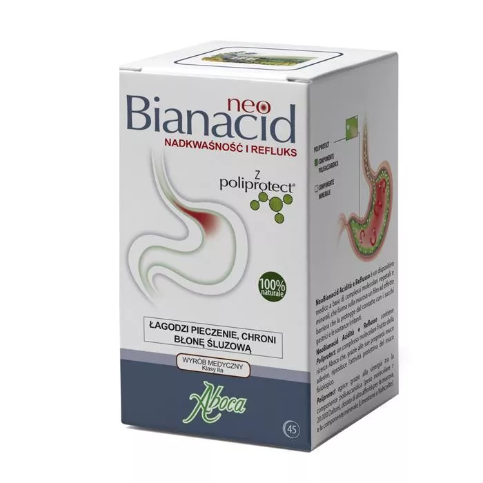 Neo Bianacid na refluks 45 tabletek do ssania