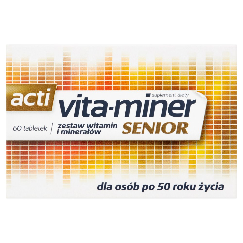 Vita-miner Senior x 60 draż.