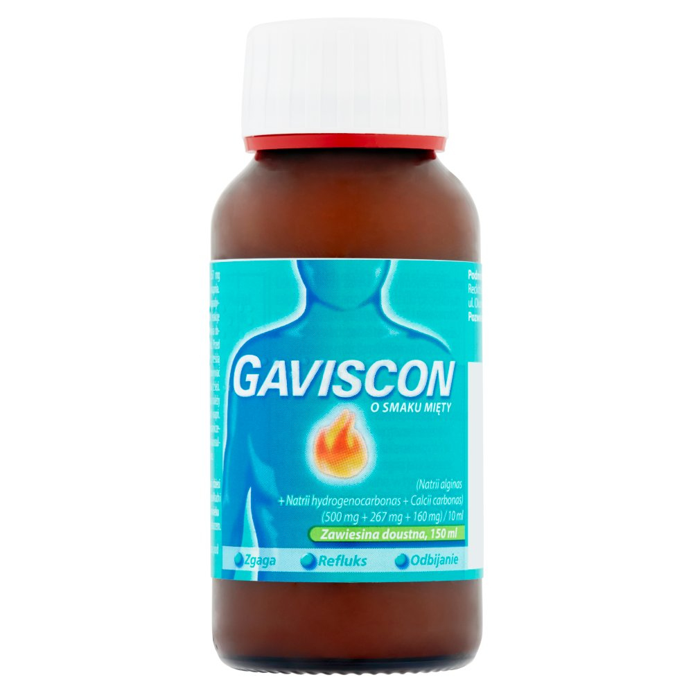 Gaviscon o smaku mięty zawiesina doustna 150ml