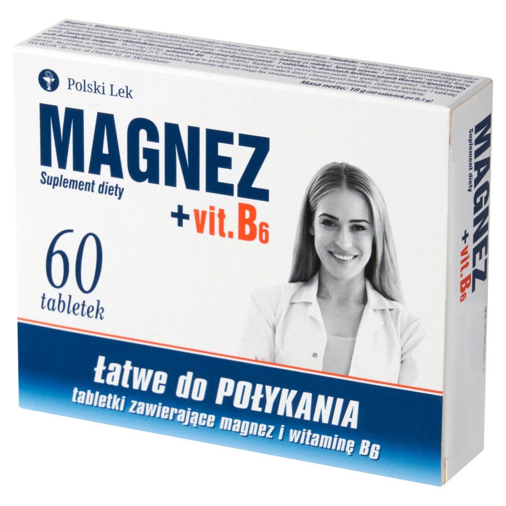 Magnez + Witamina B6 60 tabletek