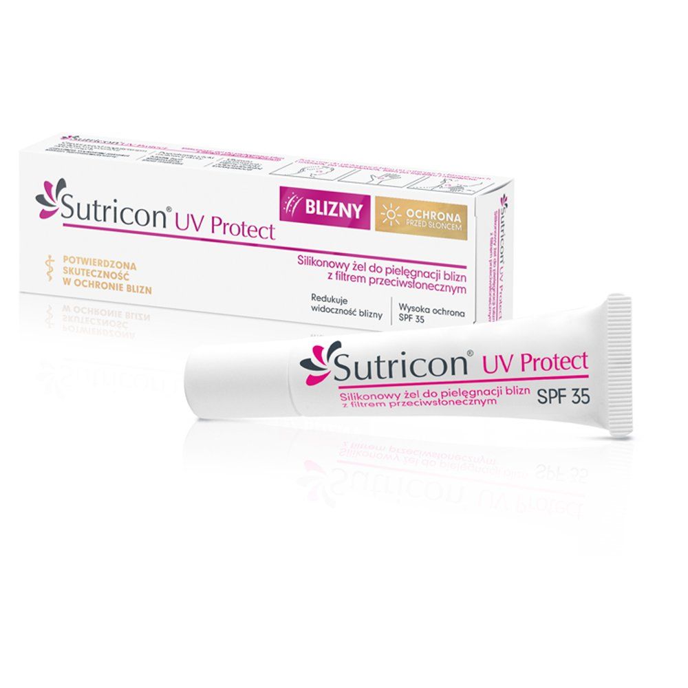 SUTRICON UV Protect żel silikonowy na blizny z filtrem SPF35 15ml