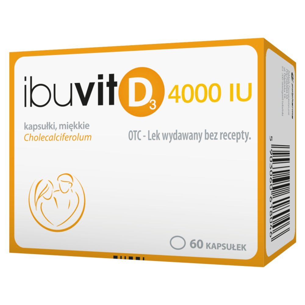 Ibuvit D3 4000 IU kaps.miękkie 4000I.U. 60